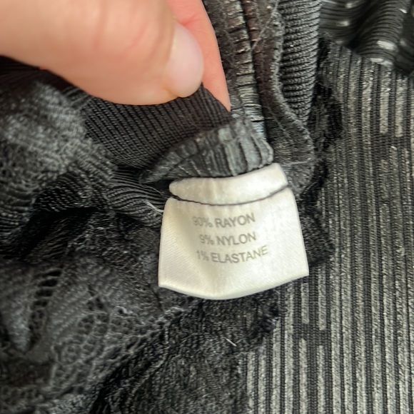 Maison Lessage bandage bodycon black with lace dress - Picture 7 of 7